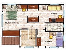 Second floor layout of Genoa