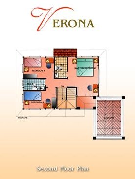 Layout of Verona (Second floor)