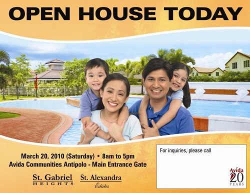 Avida Antipolo House and Lots Open House